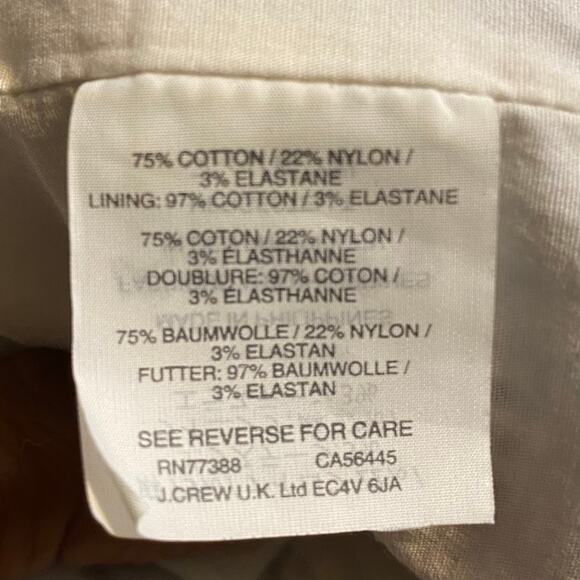 J Crew Coastal Grandma Preppy Striped V Neck Rope Tie Waist Dress Blue White 0 - Picture 7 of 9